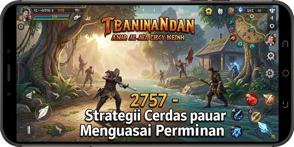 Tangkapan layar utama 2757 menunjukkan pertempuran strategi yang mendebarkan.