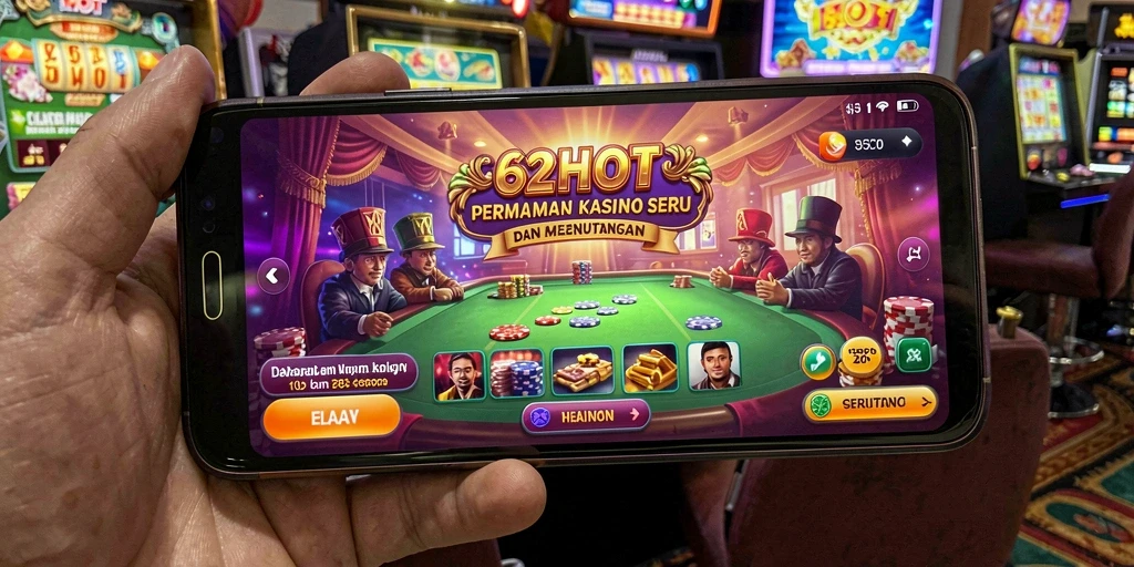 Gameplay seru dan mengasyikkan di 62HOT dengan berbagai pilihan permainan Kasino.