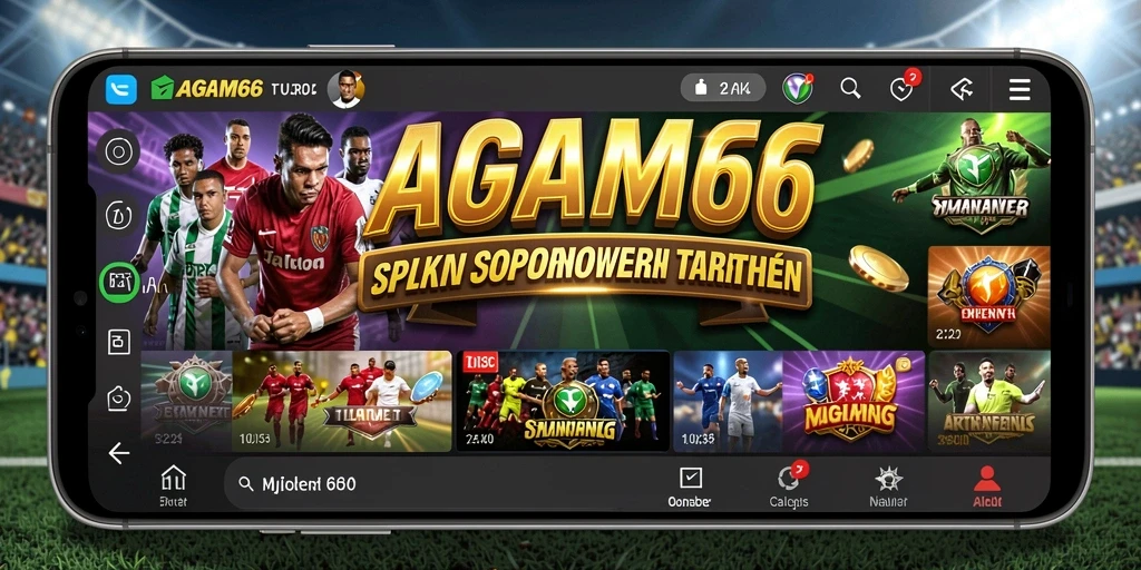 Tampilan gameplay AGAM66 yang menarik dan interaktif dalam taruhan olahraga.