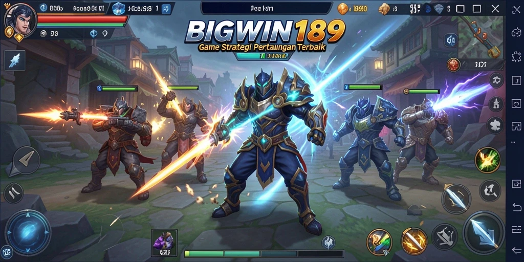 Tampilan dinamis dari pertempuran strategi dalam BIGWIN189.