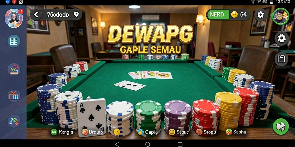 Gameplay seru DEWAPG saat bermain Gaple dengan teman.