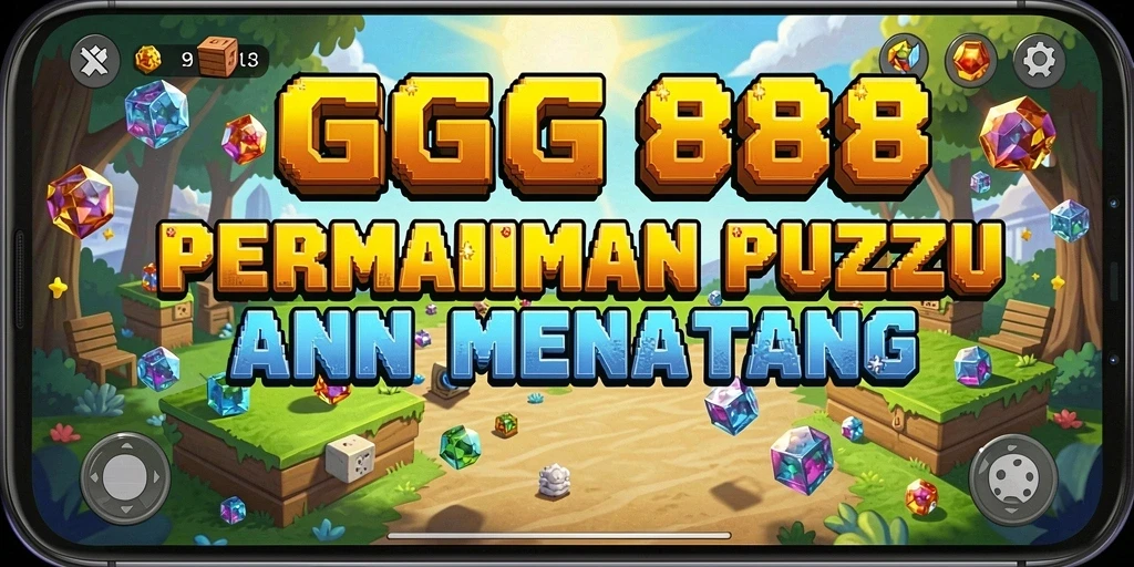 Screenshot utama GGG888 menampilkan gameplay Puzzle yang menarik.