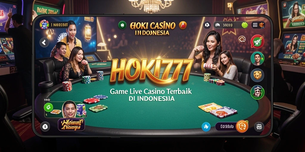 Gameplay seru HOKI777 dengan dealer langsung dan interaksi menarik.