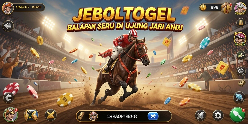 Menampilkan gameplay balap intens dan menarik dari JEBOLTOGEL.