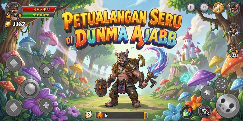 Screenshot gameplay <strong>JJ62</strong> menampilkan aksi petualangan yang mendebarkan.