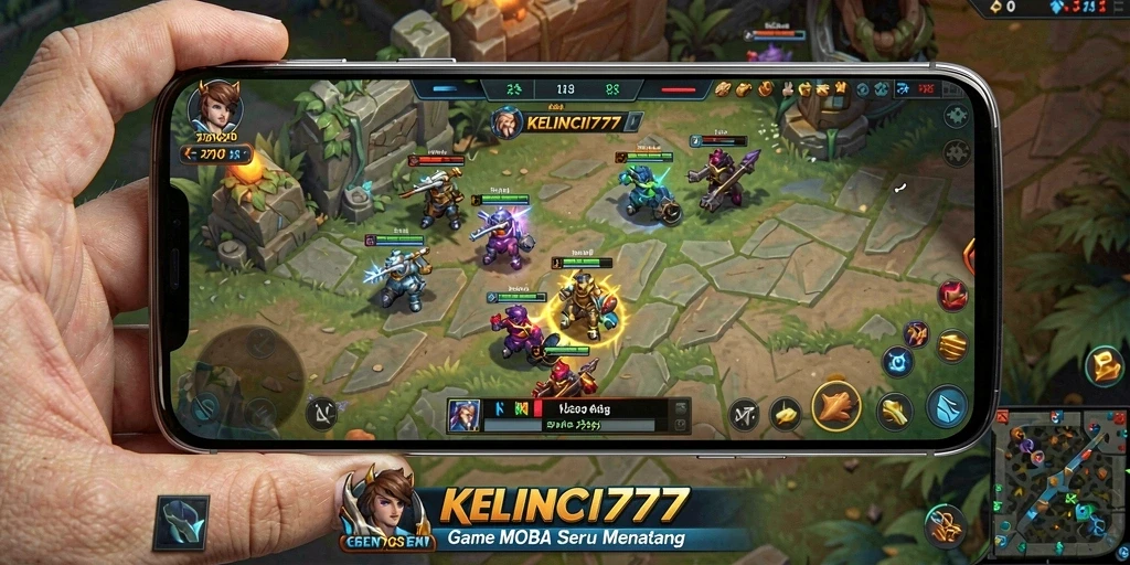 Tangkapan layar menunjukkan aksi gameplay seru di KELINCI777.