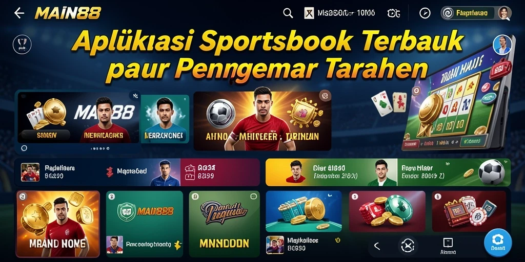 Screenshot dari MAIN88 menunjukkan fitur taruhan olahraga yang lengkap.
