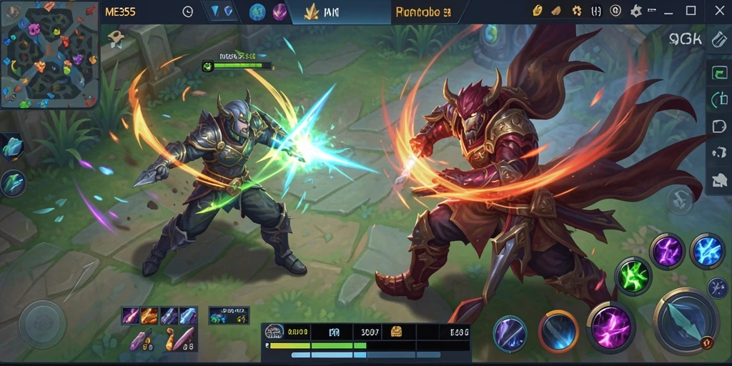 Tangkapan layar dari gameplay menegangkan ME355.
