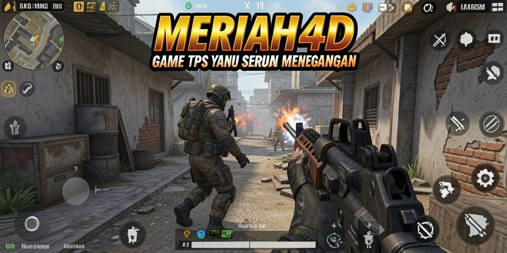 Tampilan gameplay seru dalam MERIAH4D dengan pertempuran intens.