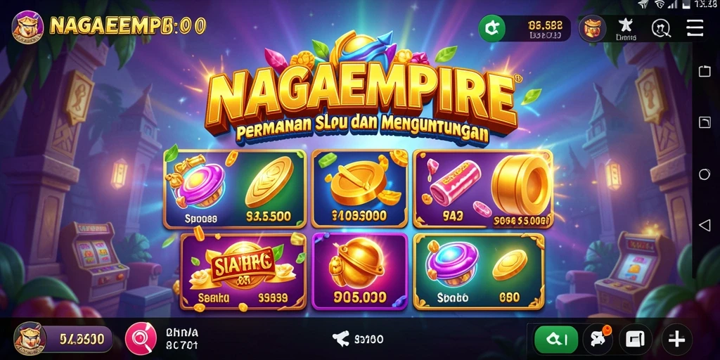 Screenshot gameplay NAGAEMPIRE yang menarik dan penuh warna.