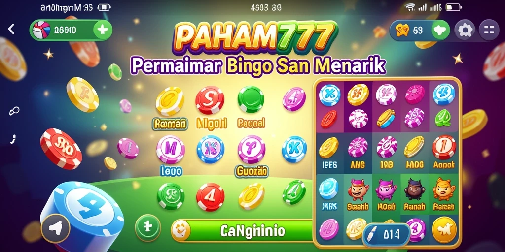 Tampilan gameplay Bingo yang menarik di PAHAM777.