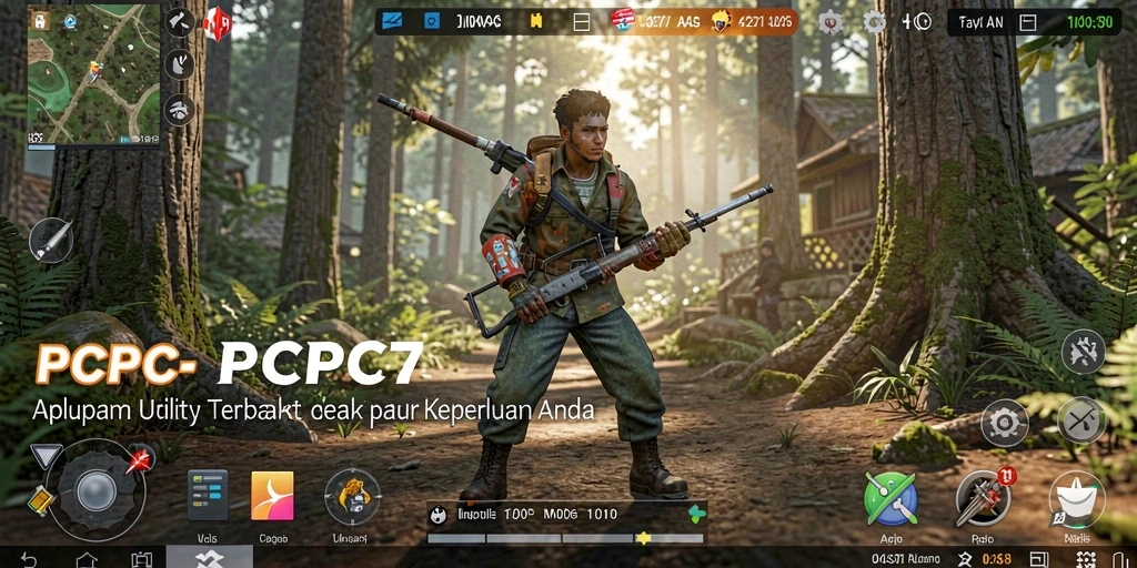 Tangkapan layar utama PCPC7 menampilkan antarmuka yang intuitif dan modern.