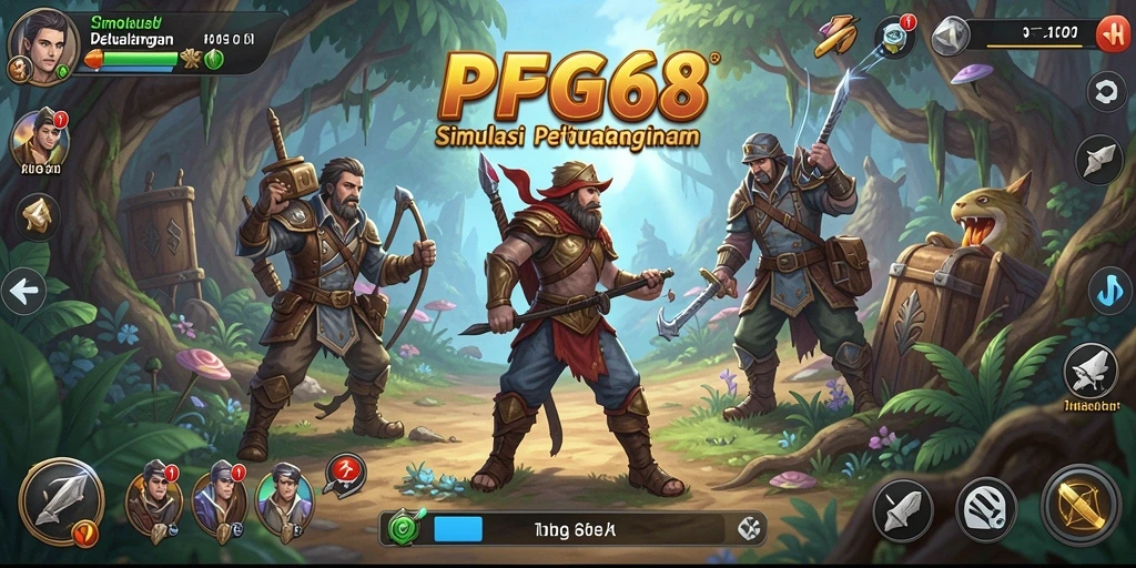 Gameplay seru dari PGG68 dalam simulasi petualangan yang mendebarkan.