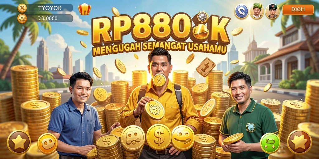 Tampilan menarik dari gameplay Tycoon RP888.