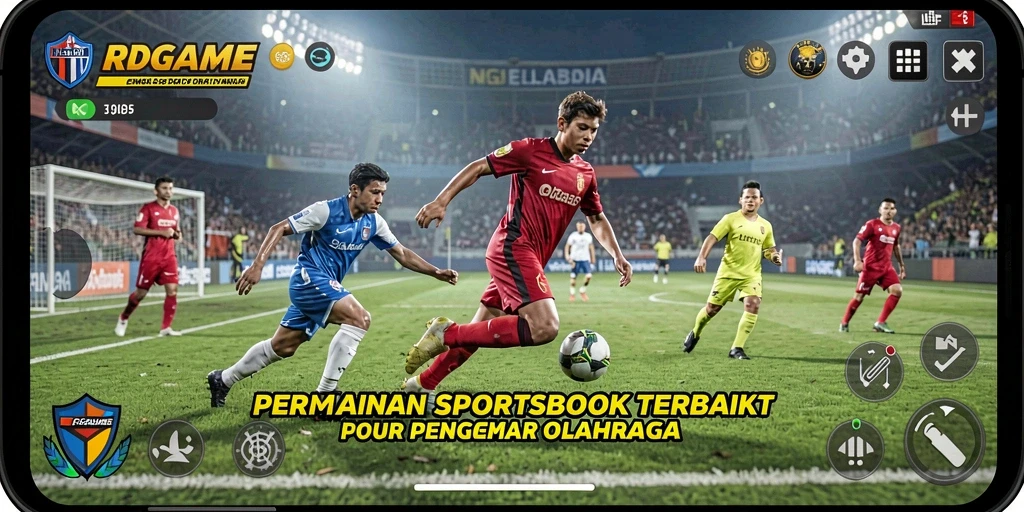 Tangkapan layar RPGAME dengan tampilan antarmuka taruhan olahraga yang menarik.