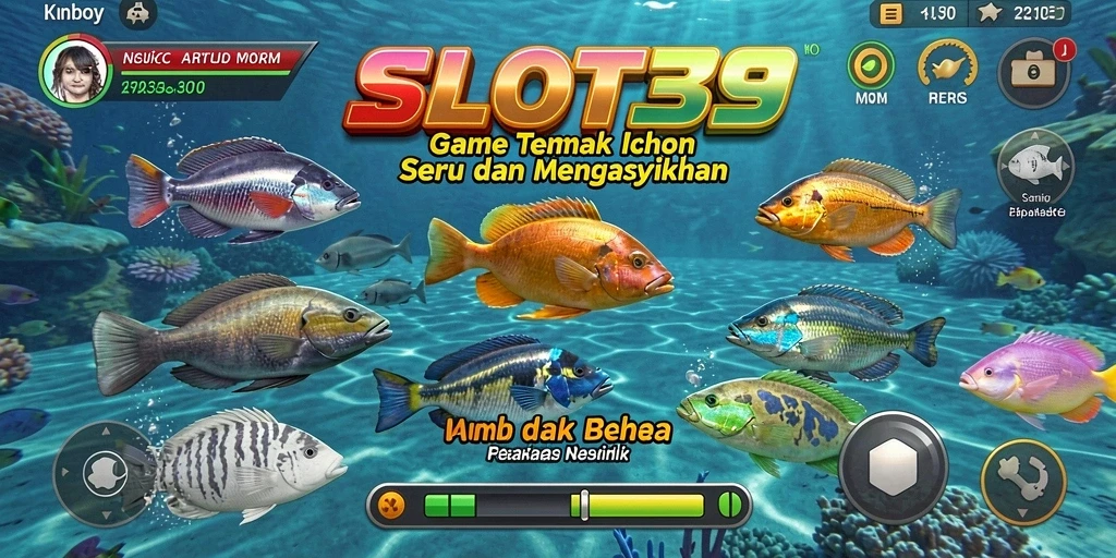 Tampilan menarik dari gameplay Tembak Ikan SLOT39 yang mendebarkan.