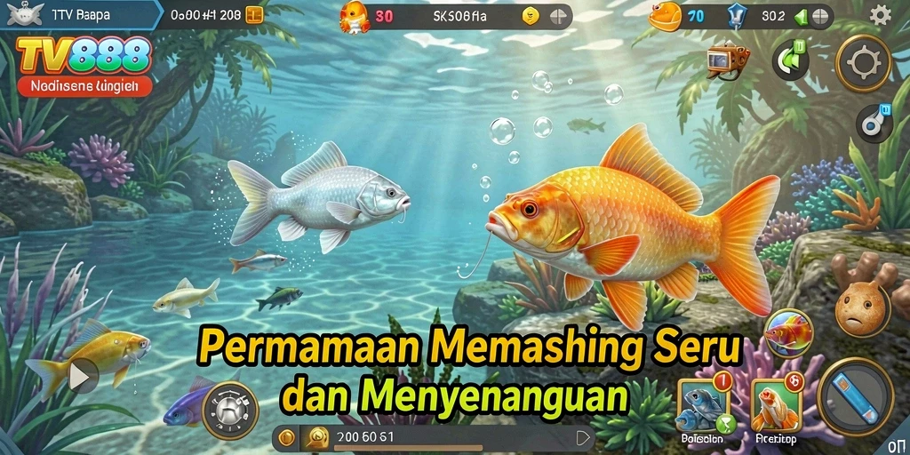 Tangkapan ikan yang menarik dalam gameplay TV888