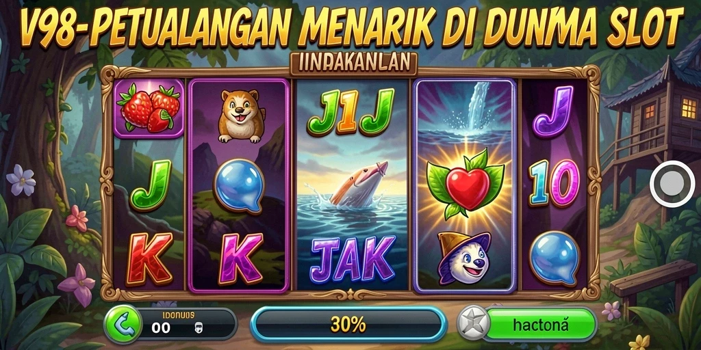 Tampilan menarik dari gameplay Slot V98 yang memikat.