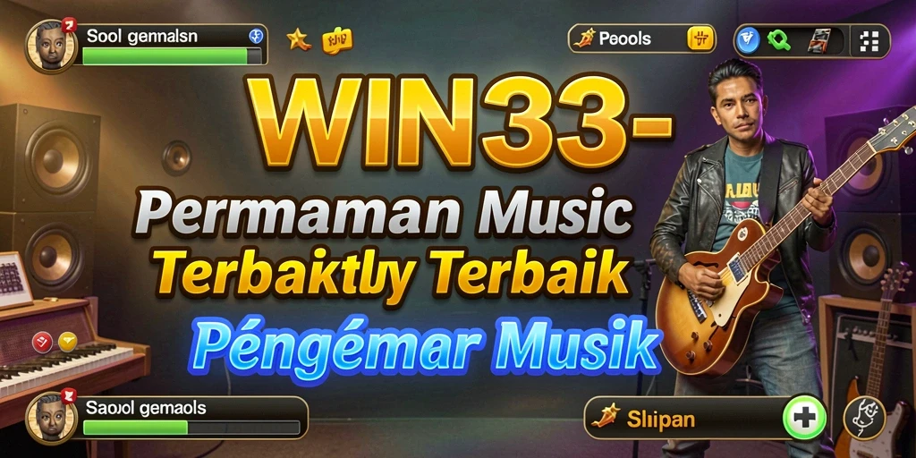 Tampilan menarik dari gameplay WIN33 dengan berbagai tantangan musik.