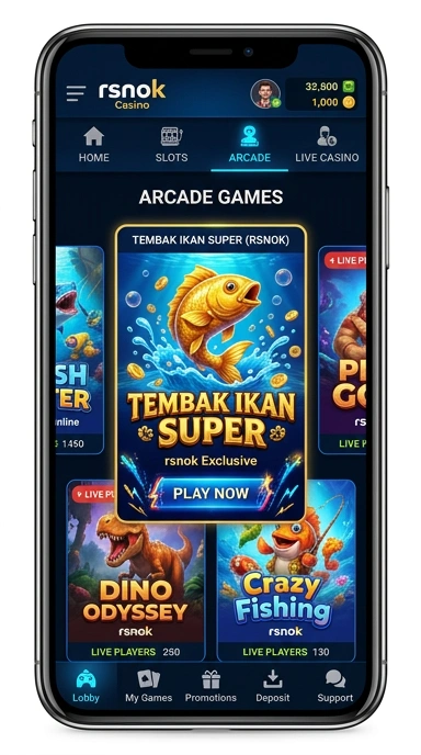 Tampilan antarmuka rsnok yang intuitif dan bersih.
